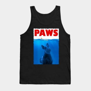 Kilted Canine Charm Scottish Terrier PAWS, Tee Triumph Extravaganza Tank Top